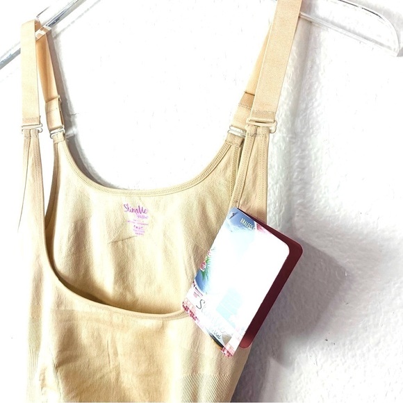 SlimMe By Memoi Braless Shaping Slip Dress Size L - Picture 7 of 10